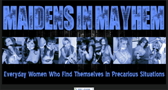 Desktop Screenshot of maidensinmayhem.com